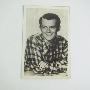 Lon McCallister Photograph Signed 5x3 Hollywood Actor Portrait Vintage 1940s